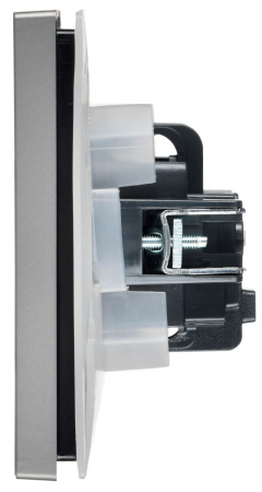 купить Фортепиано сталь розетка скрытая 1-мест заземление с крышкой шторки IP44  в Самаре Фортепиано сталь розетка скрытая 1-мест заземление с крышкой шторки IP44