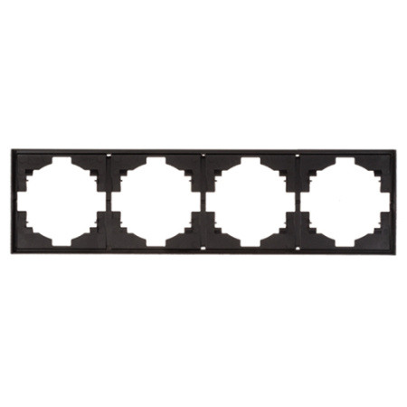 купить Рамка STRONG 4-постовая антрацит KRANZ в Самаре Рамка STRONG 4-постовая антрацит KRANZ