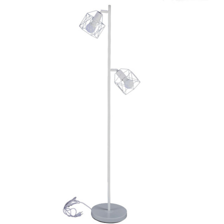 купить Торшер 2*60Вт E27 белый Готика в Самаре Торшер 2*60Вт E27 белый Готика