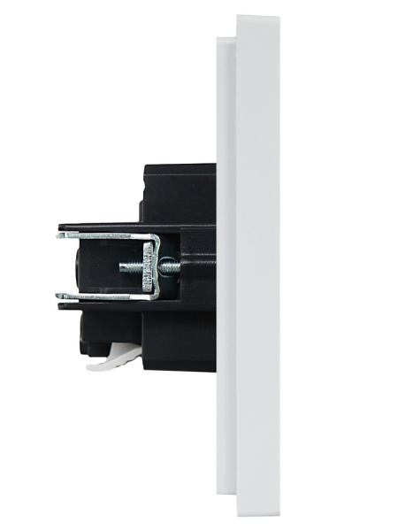 купить Фортепиано белый розетка скрытая 1-мест заземление быстрозажим. клем. IP20  в Самаре Фортепиано белый розетка скрытая 1-мест заземление быстрозажим. клем. IP20