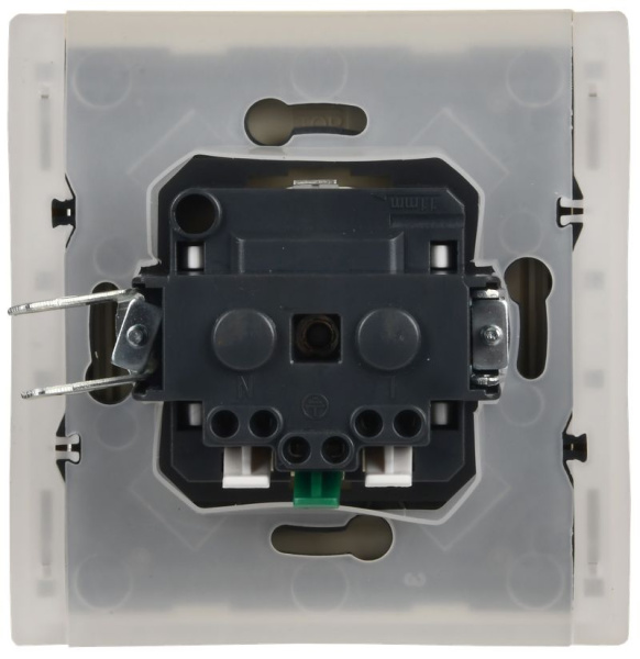 купить Фортепиано ваниль розетка скрытая 1-мест заземление с крышкой шторки IP44  в Самаре Фортепиано ваниль розетка скрытая 1-мест заземление с крышкой шторки IP44