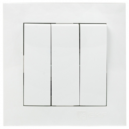 купить Валенсия белый выключатель 3кл скрытая 10А IP20  в Самаре Валенсия белый выключатель 3кл скрытая 10А IP20