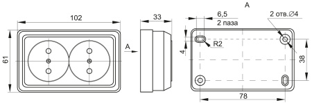 купить Октава сосна розетка открытая 2-мест IP20  в Самаре Октава сосна розетка открытая 2-мест IP20