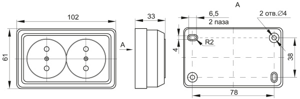 купить Октава сосна розетка открытая 2-мест IP20  в Самаре Октава сосна розетка открытая 2-мест IP20