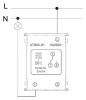 AtlasDesign белый переключатель 1кл скрытая 10А IP20 
