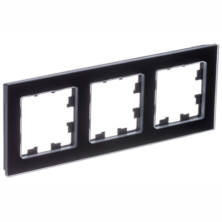 купить Атлас черный рамка 3-ая универсально натур.стекло в Самаре Атлас черный рамка 3-ая универсально натур.стекло