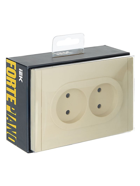 купить Фортепиано ваниль розетка скрытая 2-мест шторки быстрозажим. клем. IP20  в Самаре Фортепиано ваниль розетка скрытая 2-мест шторки быстрозажим. клем. IP20