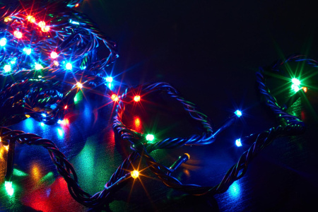 купить Гирлянда нить 12м мультицвет 120свд с контроллером IP20 зеленый провод 8 режимов в Самаре Гирлянда нить 12м мультицвет 120свд с контроллером IP20 зеленый провод 8 режимов