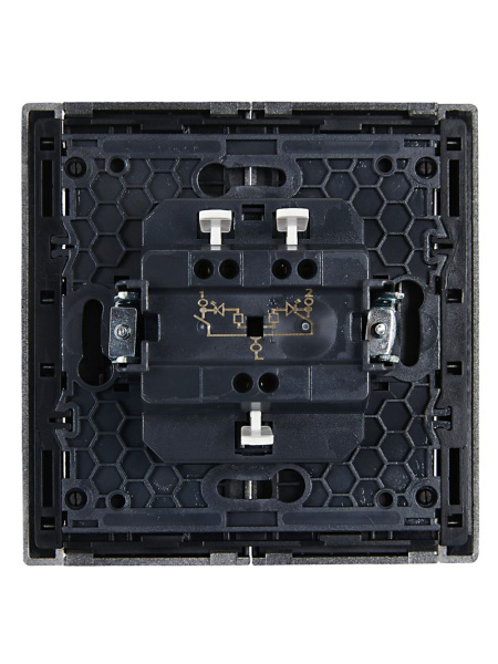 купить Фортепиано сталь выключатель 2кл с подсветкой скрытая 16А IP20  в Самаре Фортепиано сталь выключатель 2кл с подсветкой скрытая 16А IP20