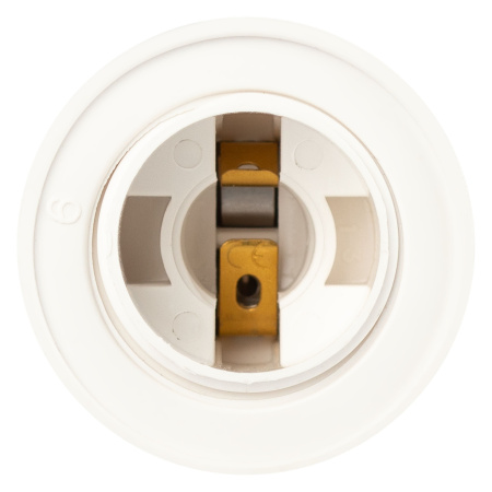 купить Патрон подвесной E27 пластик с кольцом белый ЭРА в Самаре Патрон подвесной E27 пластик с кольцом белый ЭРА