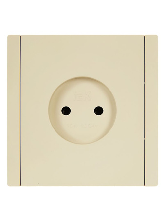 купить Фортепиано ваниль розетка скрытая 1-мест IP20  в Самаре Фортепиано ваниль розетка скрытая 1-мест IP20