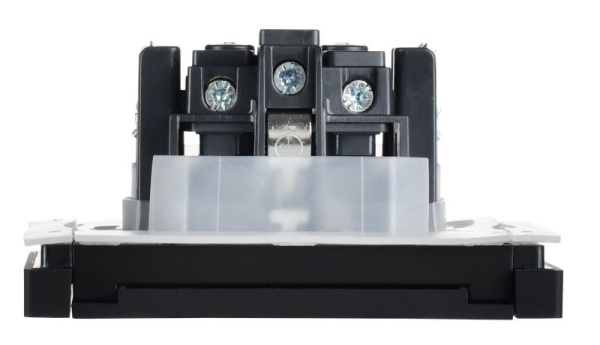 купить Фортепиано черный механизм розетки скрытая 1-мест заземление с крышкой шторки IP44  в Самаре Фортепиано черный механизм розетки скрытая 1-мест заземление с крышкой шторки IP44