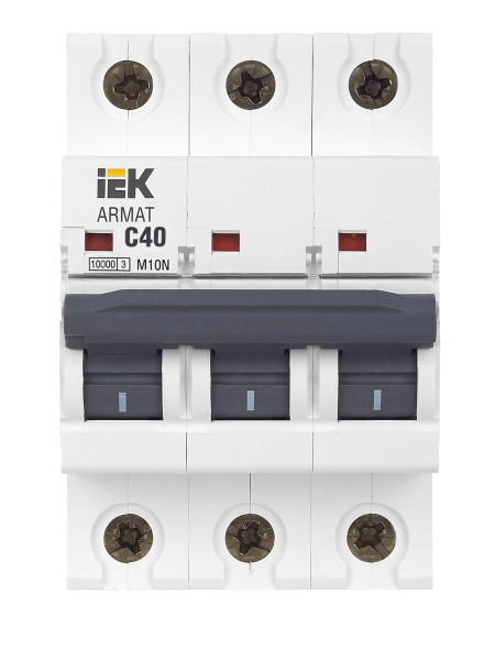 Автомат 3Р 40А C 10кА M10N IEK ARMAT 