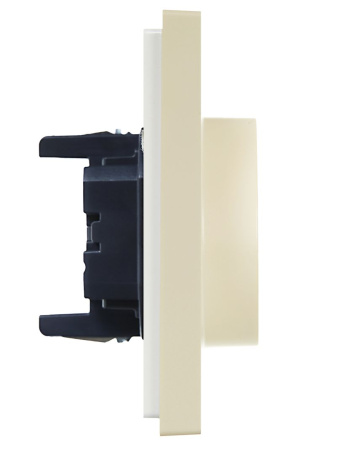 купить Фортепиано ваниль розетка скрытая 2-мест заземление шторки быстрозажим. клем. IP20  в Самаре Фортепиано ваниль розетка скрытая 2-мест заземление шторки быстрозажим. клем. IP20