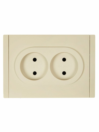 купить Фортепиано ваниль розетка скрытая 2-мест шторки быстрозажим. клем. IP20  в Самаре Фортепиано ваниль розетка скрытая 2-мест шторки быстрозажим. клем. IP20