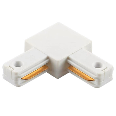 купить Соединитель " L" для однофазного трека белый Jazzway пластик в Самаре Соединитель " L" для однофазного трека белый Jazzway пластик