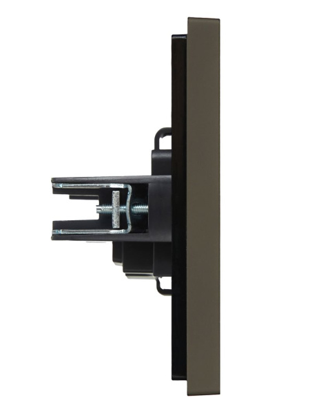 купить Фортепиано серый розетка скрытая 1-мест IP20  в Самаре Фортепиано серый розетка скрытая 1-мест IP20