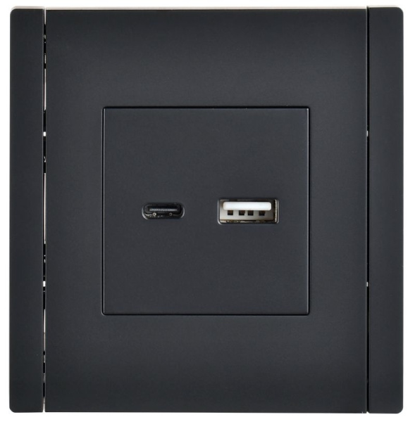 купить Фортепиано черный механизм USB A+C скрытая 2-ая 18Вт в Самаре Фортепиано черный механизм USB A+C скрытая 2-ая 18Вт