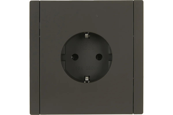 купить Фортепиано серый розетка скрытая 1-мест заземление IP20 винтовое крепление в Самаре Фортепиано серый розетка скрытая 1-мест заземление IP20 винтовое крепление