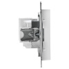 AtlasDesign белый розетка скрытая 1-мест IP20 