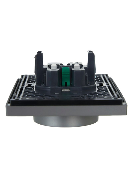 купить Фортепиано сталь розетка скрытая 2-мест заземление быстрозажим. клем. IP20  в Самаре Фортепиано сталь розетка скрытая 2-мест заземление быстрозажим. клем. IP20