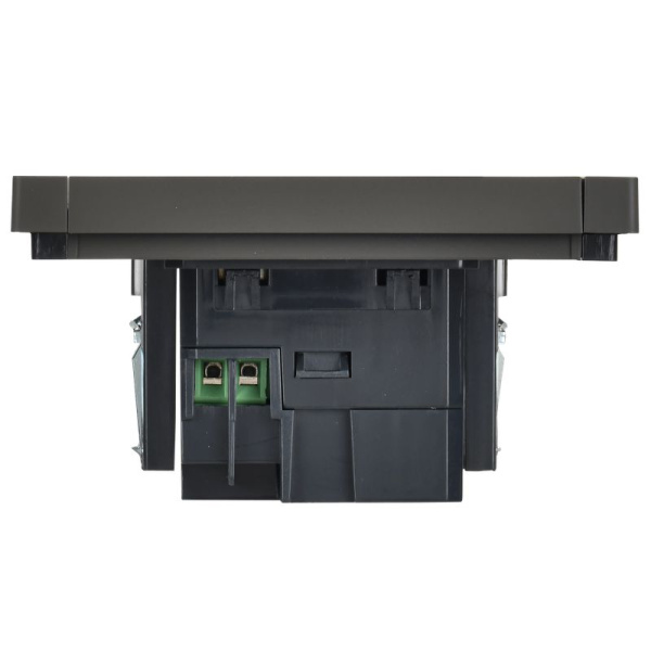 Фортепиано серый механизм USB A+C скрытая 2-ая 18Вт