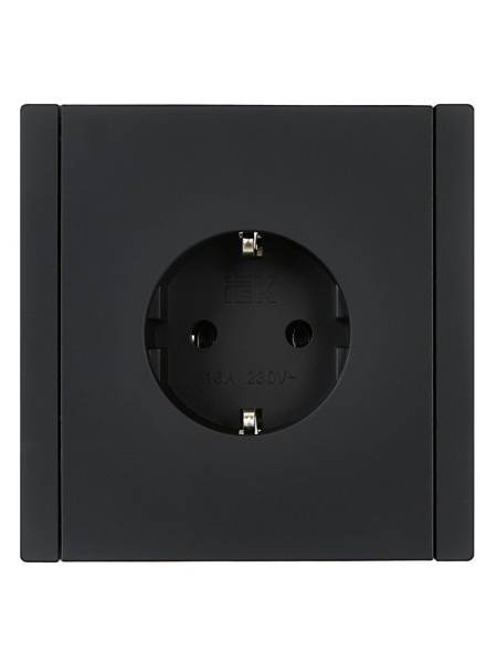 купить Фортепиано черный механизм розетки скрытая 1-мест заземление IP20  в Самаре Фортепиано черный механизм розетки скрытая 1-мест заземление IP20