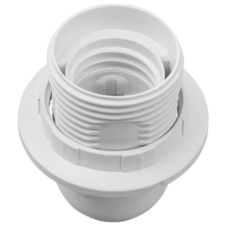 купить Патрон подвесной E27 пластик с кольцом белый Navigator  в Самаре Патрон подвесной E27 пластик с кольцом белый Navigator