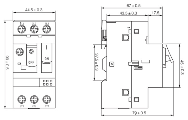 купить Автомат защиты двигателя 20-25А ПРК32 IEK в Самаре Автомат защиты двигателя 20-25А ПРК32 IEK