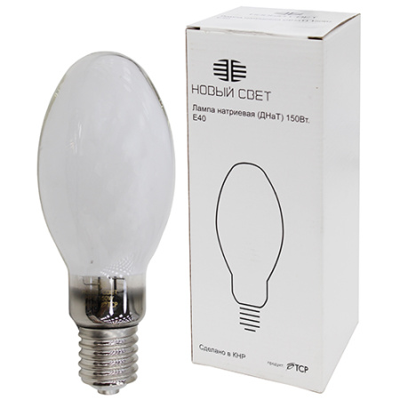 купить Лампа натриевая ДНаТ E40 150Вт 4000К 15000лм Новый свет белая колба в Самаре Лампа натриевая ДНаТ E40 150Вт 4000К 15000лм Новый свет белая колба