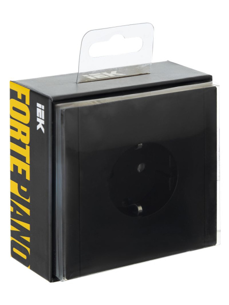 купить Фортепиано черный механизм розетки скрытая 1-мест заземление IP20  в Самаре Фортепиано черный механизм розетки скрытая 1-мест заземление IP20