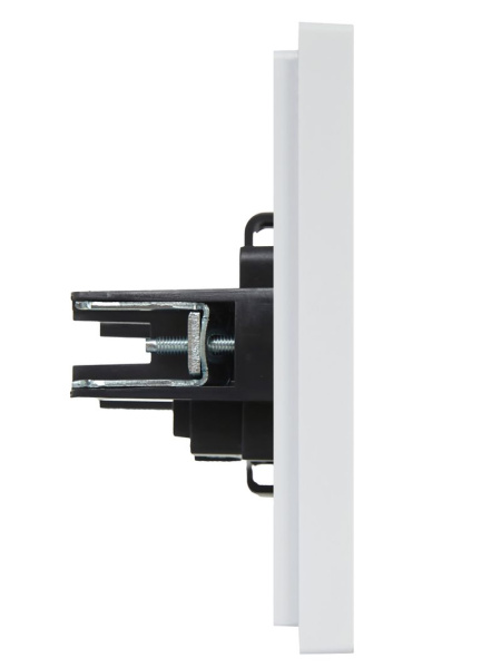 купить Фортепиано белый розетка скрытая 1-мест IP20  в Самаре Фортепиано белый розетка скрытая 1-мест IP20