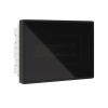 Бокс 12мод встраиваемый черный черная прозрачная дверь IP40 FRAME DKC 
