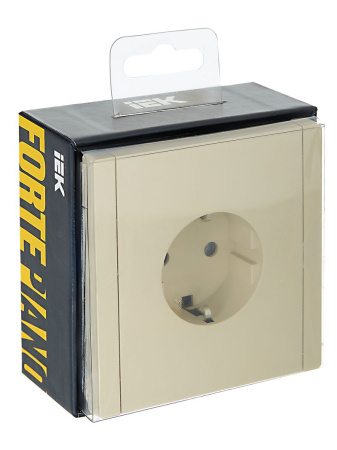 купить Фортепиано ваниль розетка скрытая 1-мест заземление IP20  в Самаре Фортепиано ваниль розетка скрытая 1-мест заземление IP20