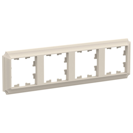 купить Атлас Антик бежевый рамка 4-ая универсально  в Самаре Атлас Антик бежевый рамка 4-ая универсально