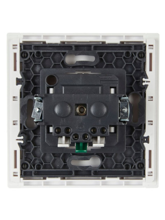 купить Фортепиано белый механизм розетки скрытая 1-мест заземление шторки IP20  в Самаре Фортепиано белый механизм розетки скрытая 1-мест заземление шторки IP20