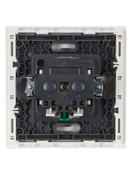 купить Фортепиано белый механизм розетки скрытая 1-мест заземление шторки IP20  в Самаре Фортепиано белый механизм розетки скрытая 1-мест заземление шторки IP20