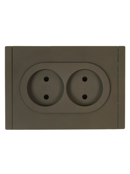 купить Фортепиано серый розетка скрытая 2-мест шторки IP20  в Самаре Фортепиано серый розетка скрытая 2-мест шторки IP20