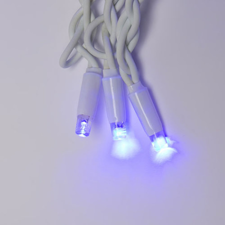 купить Гирлянда бахрома 3*0,7м синий 200свд IP67 белый провод эффект мерцания каучук в Самаре Гирлянда бахрома 3*0,7м синий 200свд IP67 белый провод эффект мерцания каучук