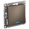 AtlasDesign выключатель скрытая мокко 1кл 10А IP20 