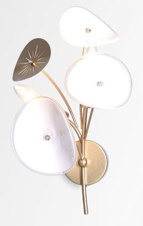 купить Светильник настенный (бра) 2*40Вт E14 золото Rivoli в Самаре Светильник настенный (бра) 2*40Вт E14 золото Rivoli