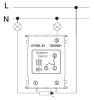 AtlasDesign белый выключатель 2кл с подсветкой скрытая 10А IP20 