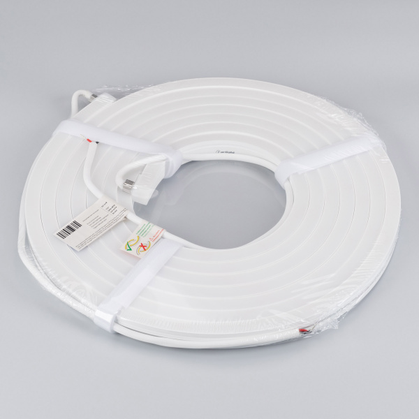 Лента герметичная MOONLIGHT-SIDE-A140-12x17mm 24V Day4000 (9.6 W/m, IP67, 5m, wire x2) (Arlight, Вывод боковой, 3 года)