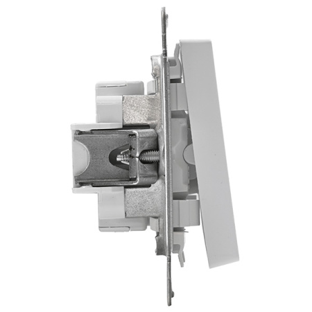 AtlasDesign белый выключатель 1кл скрытая 10А IP20 