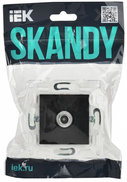 купить Сканди черный розетка TV оконечная скрытая 1-ая в Самаре Сканди черный розетка TV оконечная скрытая 1-ая